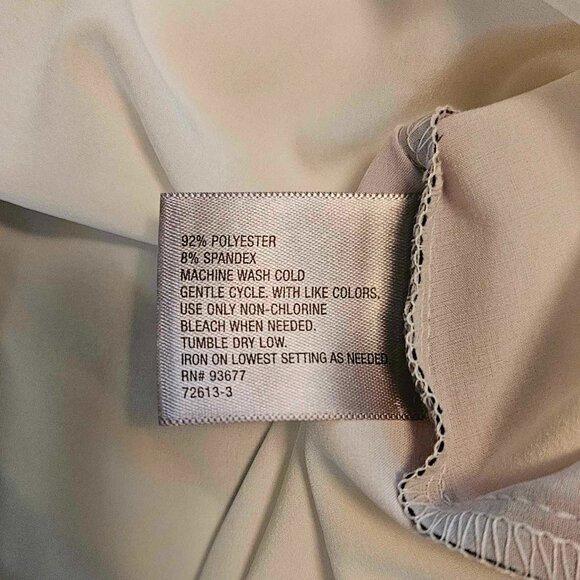 NWT Worthington White with Black Long Sleeve Button-Down Shirt Size XL - Picture 9 of 13